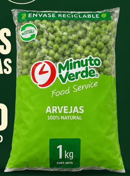 Arvejas congeladas