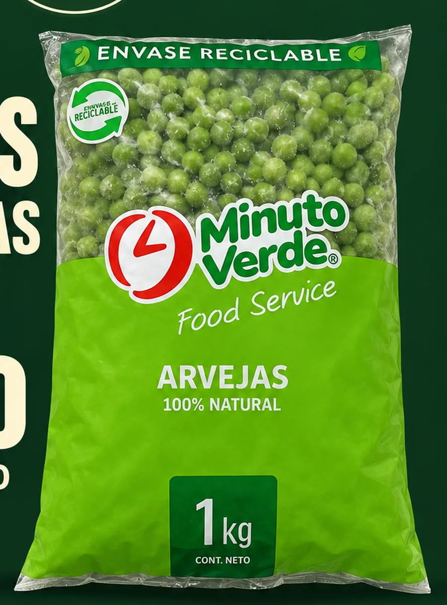Arvejas congeladas