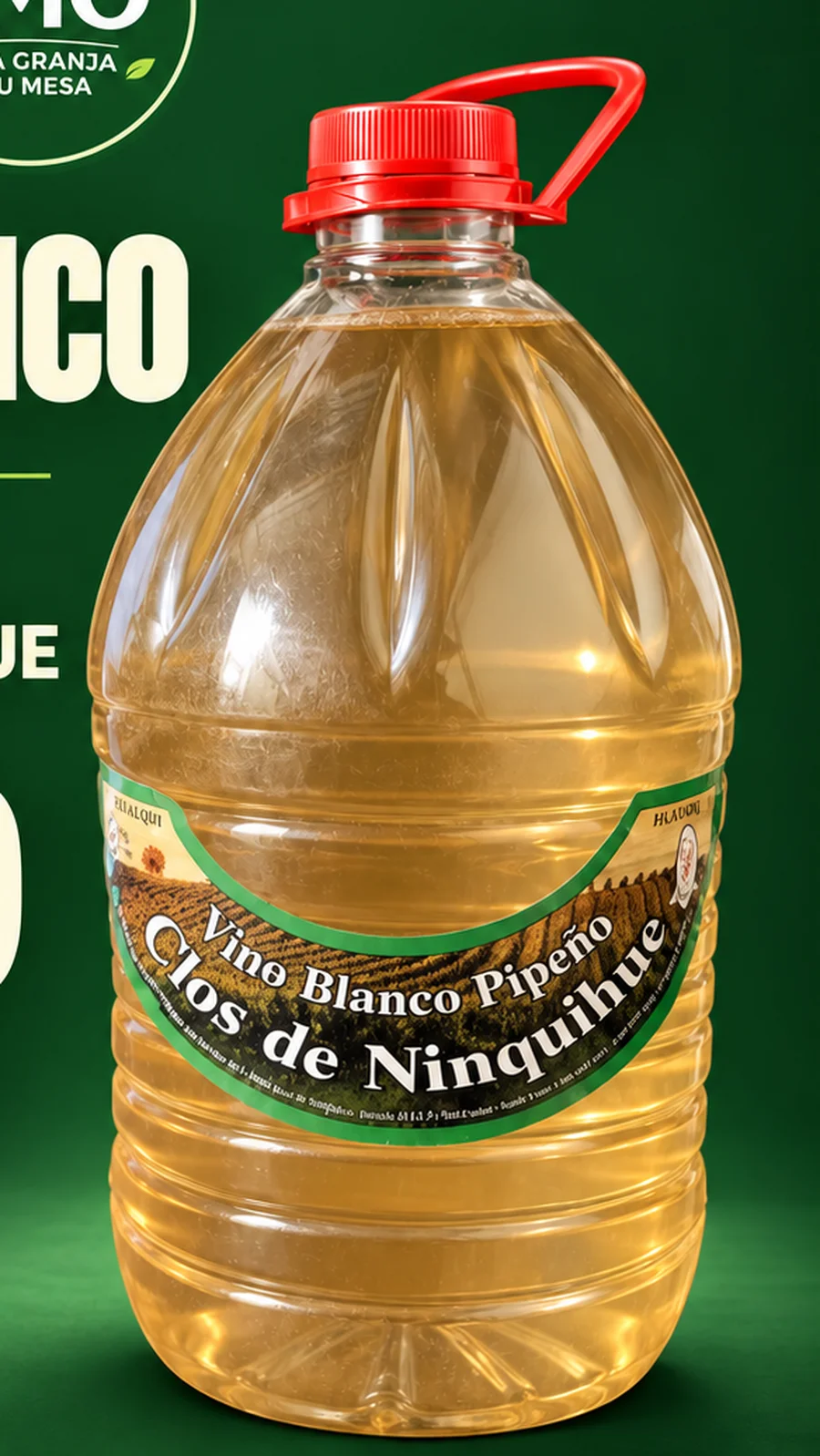Vino Blanco Pipeño 5 litros